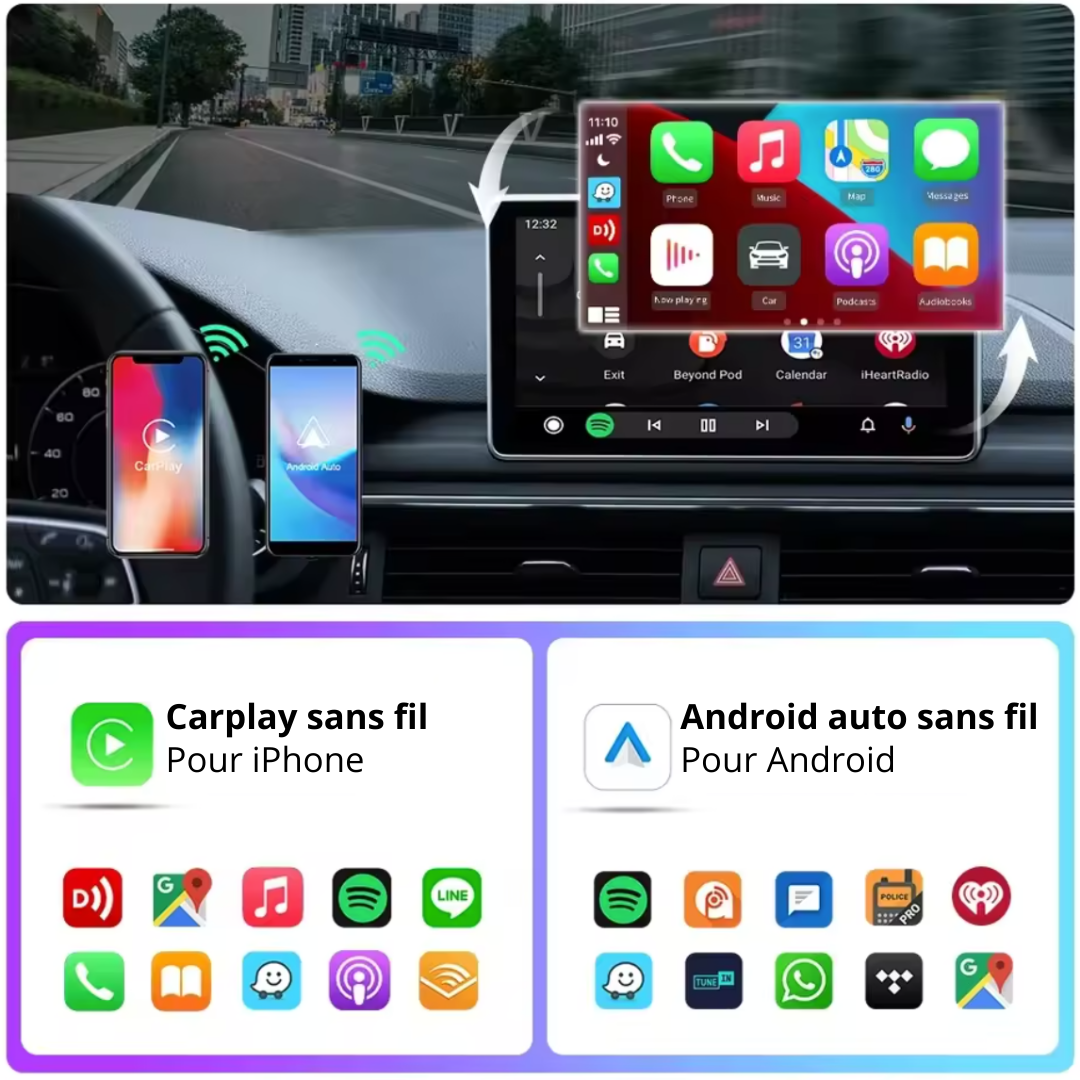 Adaptateur Carplay / Android auto sans fil image 1