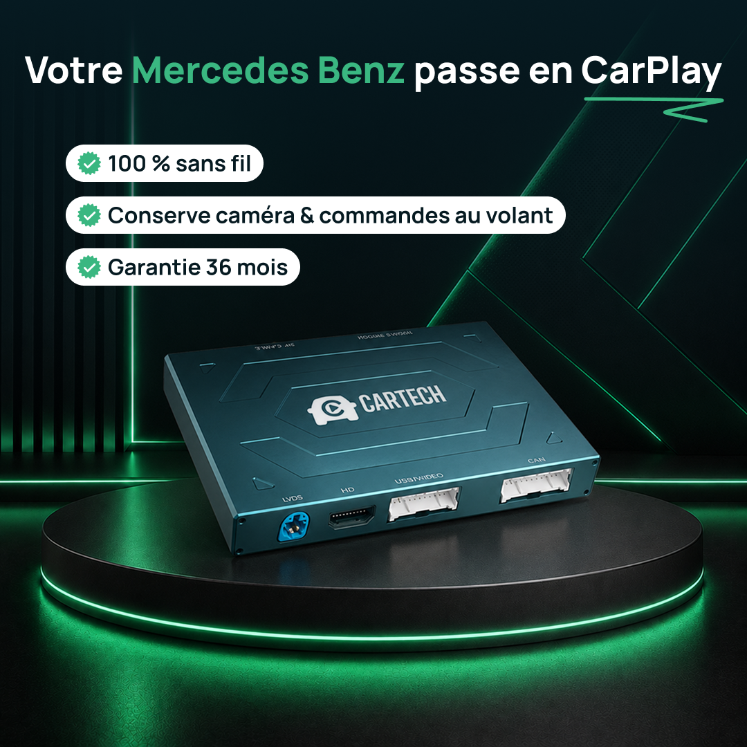 Boîtier Mercedes Benz NTG 4.x / 5.x  / 6.x